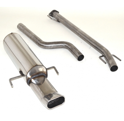 Sistema De Catback Racing De 63,5 Mm Friedrich Opel Astra H Gtc  Desde Año: 2005  1.6l Turbo 132kw / 2.0l Turbo 125/147kw