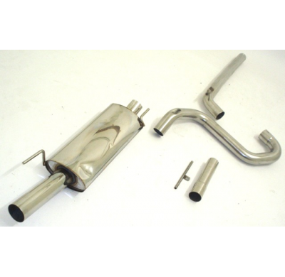 Sistema De Catback Racing De 63,5 Mm Friedrich Vw Golf Iii  Año: 91-97  2.8l Vr6 128kw