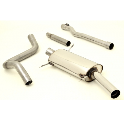 Sistema De Catback Racing De 63,5 Mm Friedrich Vw Golf I Cabrio  Año: 84-93  1.3l 40kw / 1.6l 51/53/55/81kw / 1.8l 66/70/72/82kw