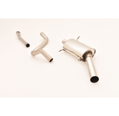 Sistema De Catback Racing De 63,5 Mm Friedrich Vw Scirocco Ii  Año: 81-92  1.3l 40kw / 1.5l 51kw / 1.6l 51/53/55/63/66/81kw / 1.