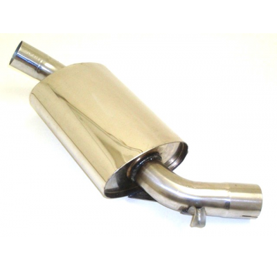 Silenciador Medio Hueco De 63,5 Mm Friedrich Vw Jetta Ii  Año: 83-92  1.3l 40kw / 1.6l 51/53/55kw/ 1.6l D 40kw / 1.6l Td 44/51/5