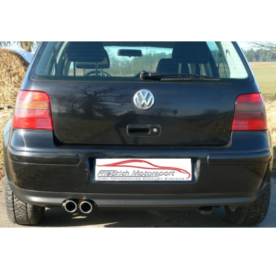 Sistema De Catback Racing De 63,5 Mm Friedrich Vw Golf Iv  Año: 97-2003 / New Beetle & Convertible Yoc 98-2011 1.4l 16v 55kw / 1