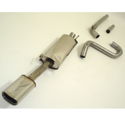 Sistema De Catback Racing De 63,5 Mm Friedrich Vw Golf Iii Variant / Vento  Año: 92-99  1.4l 44kw / 1.6l 55/74kw / 1.8l 55/66kw