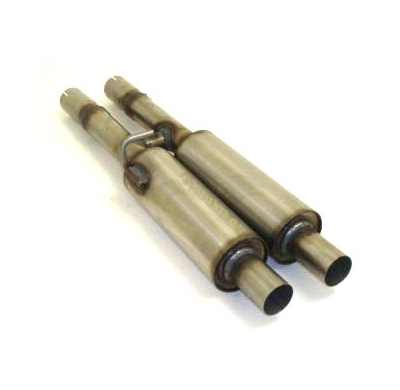 2x55mm Silenciador Medio Hueco Friedrich Vw Passat 3c B6  Año: 2006-2010 Sedan & Variant (4motion)  3.2l V6 Fsi 184kw