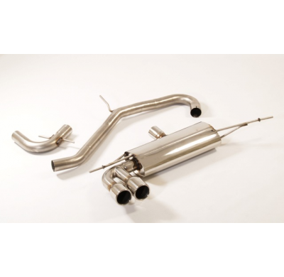 Sistema De Catback Racing De 63,5 Mm Friedrich Vw Golf V  Año: 2003-2008 2wd  1.4l 16v 55/59kw / 1.4l Fsi 66kw / 1.4l Tsi 90/103