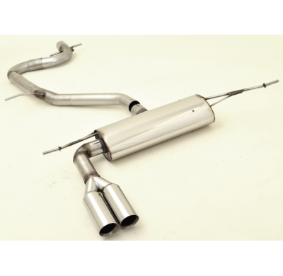 Sistema De Catback Racing De 63,5 Mm Friedrich Vw Eos  Desde Año: 2006 2wd  1.4l Tsi 90/118kw / 2.0l Tsi 147/155kw / 2.0 Tdi 125