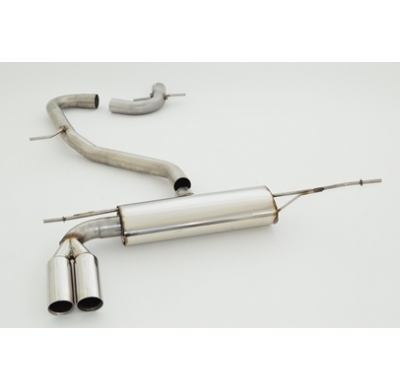 Sistema De Catback Racing De 63,5 Mm Friedrich Vw Golf Vi Cabrio  Desde Año: 06/2011 2wd  1.2l Tsi 63/77kw / 1.4l Tsi 90/118kw /