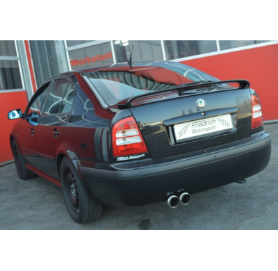Sistema De Catback Racing De 63,5 Mm Friedrich Skoda Octavia Rs 1u  Año: 97-2004 Sedan & Combi  1.8l Turbo 132kw