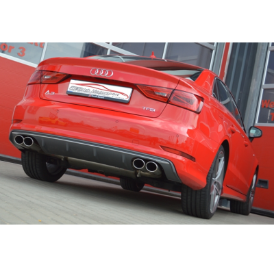 Sistema De Catback De 63,5 Mm Con Salida De Escape Izquierdo Y Derecho Friedrich Audi A3 8v Sedan 2wd  Desde Año: 2013  2.0l Tdi