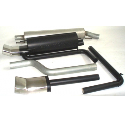 Sistema De Catback De 63,5 Mm Con Salida De Escape Izquierdo Y Derecho Friedrich Opel Astra G  Año: 98-2004 Cc/Hatchback  1.2l 1