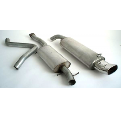 Sistema De Catback De 63,5 Mm Friedrich Ford Escort  Año: 10/90-2000 Turnier  1.3l 44kw / 1.4l 52/54kw / 1.6l 66/77kw / 1.8l 16v