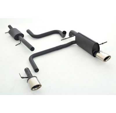 Sistema De Catback De 63,5 Mm Con Salida De Escape Izquierdo Y Derecho Friedrich Ford Fiesta Ja8  Año: 10/2008-12/2012  1.4l Tdc
