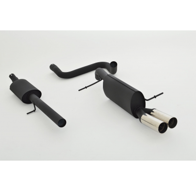 Sistema De Catback De 63,5 Mm Friedrich Ford Fiesta Ja8 Sport Facelift  Desde Año: 01/2013  1.0l Ecoboost 92/103kw Black-/ Red-E