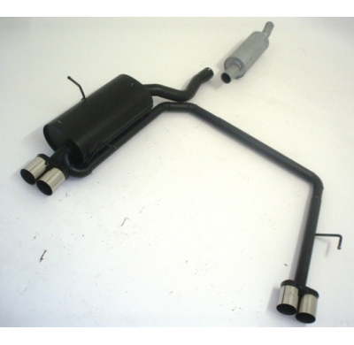 Sistema De Catback De 63,5 Mm Con Salida De Escape Izquierdo Y Derecho Friedrich Bmw 3er E46  Año: 98-2005 Sedan, Coupe & Tourin