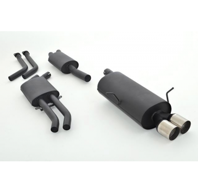 Sistema De Catback De 63,5 Mm Friedrich Bmw 3er E46  Año: 98-2000 Sedan, Coupe & Touring  320i 110kw / 323i 125kw / 328i 142kw