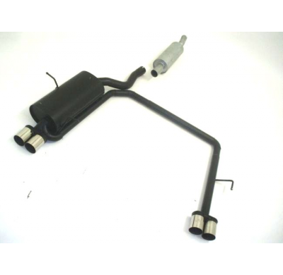 Sistema De Catback De 63,5 Mm Con Salida De Escape Izquierdo Y Derecho Friedrich Bmw 3er E46  Año: 98-2005 Sedan, Coupe & Tourin