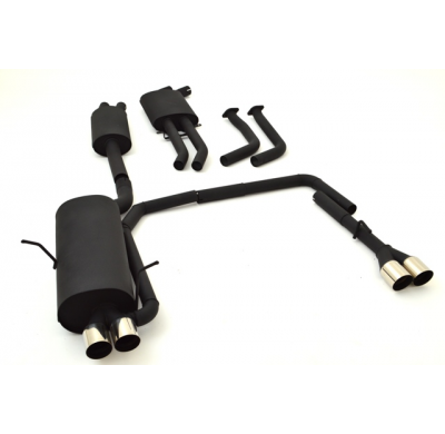 Sistema De Catback De 63,5 Mm Con Salida De Escape Izquierdo Y Derecho Friedrich Bmw 3er E46  Año: 2000-2005 Sedan, Coupe & Tour