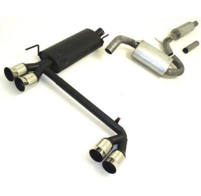 Sistema De Catback De 63,5 Mm Con Salida De Escape Izquierdo Y Derecho Friedrich Vw Golf Iii  Año: 91-97  2.8l Vr6 128kw