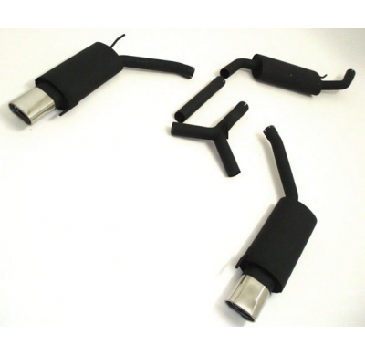 Sistema De Catback De 63,5 Mm Con Salida De Escape Izquierdo Y Derecho Friedrich Vw T4 Bus  Año: 90- 2003 Modelo Largo (2wd)  1.