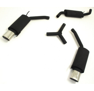 Sistema De Catback De 63,5 Mm Con Salida De Escape Izquierdo Y Derecho Friedrich Vw T4 Bus  Año: 90- 2003 Modelo Corto (2wd)  1.