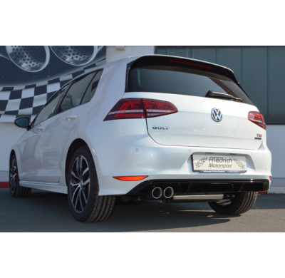 Sistema De Catback De 63,5 Mm Friedrich Vw Golf Vii  Año: 08/2012-02/2017 2wd  1.2l Tsi 63/77/81kw