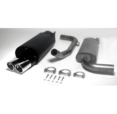 Sistema De Catback De 63,5 Mm Friedrich Volvo S40 / V40  Año: 2000-2004 (Phase Ii) Sedan & Kombi  2.0l 16v Turbo 121/147kw