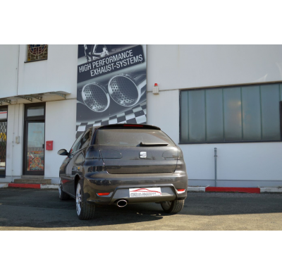 Sistema De Catback De 63,5 Mm Friedrich Seat Ibiza 6l Fr & Cupra  Año: 2002-2008 Hatchback  1.8l Turbo 110/132kw / 1.9l Tdi 96/1