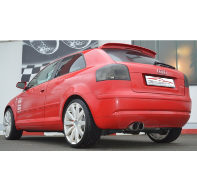 Escape Trasero De 76 Mm Friedrich Audi A3 8p Quattro  Año: 2003-2009  3.2l V6 184kw