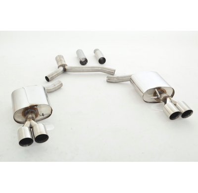 Escape Trasero De 76 Mm Con Salida De Escape Izquierdo Y Derecho Friedrich Audi A5 B8 Sportback 2wd  Año: 09/2009-07/2011  1.8l