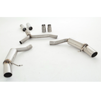 Escape Trasero De 76 Mm Con Salida De Escape Izquierdo Y Derecho Friedrich Audi A5 B8 Cabrio 2wd & Quattro  Desde Año: 03/2009