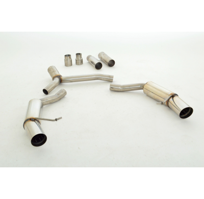 Escape Trasero De 76 Mm Con Salida De Escape Izquierdo Y Derecho Friedrich Audi A5 B8 Sportback 2wd & Quattro  Desde Año: 09/200