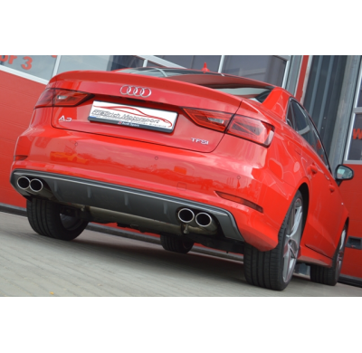 Escape Trasero Con Salida De Escape Izquierdo Y Derecho Friedrich Audi A3 8v Sedan 2wd  Desde Año: 2013  1.4l Tfsi 92/103/110kw