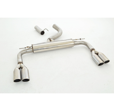 Escape Trasero De 76 Mm Con Salida De Escape Izquierdo Y Derecho Friedrich Audi A3 8v Cabrio Quattro  Desde Año: 05/2016  2.0l T