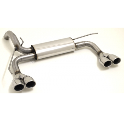 Escape Trasero Con Salida De Escape Izquierdo Y Derecho Friedrich Opel Adam  Año: 12/2012-06/2018  1.0l Turbo 66/85kw / 1.4l 64/