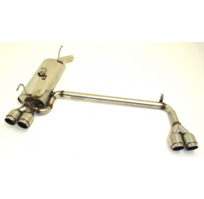 Escape Trasero Con Salida De Escape Izquierdo Y Derecho Friedrich Opel Astra F   Año: 91-98 Caravan  1.4l 44/60kw / 1.4l 16v 66k