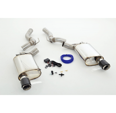 Escape Trasero De 76 Mm Con Salida De Escape Izquierdo Y Derecho Con Control De Solapa Friedrich Ford Mustang Vi Coupe  Desde Añ