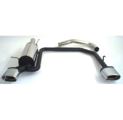 Escape Trasero Con Salida De Escape Izquierdo Y Derecho Friedrich Vw Polo 9n3  Año: 04/2005-2009 Hatchback  1.2l 40/47kw / 1.4l