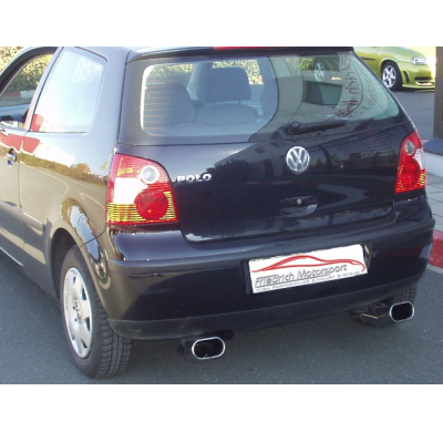 Escape Trasero Con Salida De Escape Izquierdo Y Derecho Friedrich Vw Polo 9n / 9n2  Año: 2001-04/2005 Hatchback  1.2l 40/47kw /