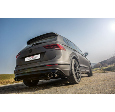 Escape Trasero De 76 Mm Con Salida De Escape Izquierdo Y Derecho Friedrich Vw Tiguan Ii 4motion  Año: 10/2016-08/2018  2.0l Tsi