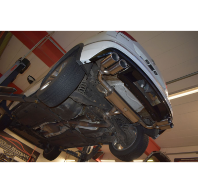 Escape Trasero De 76 Mm Con Salida De Escape Izquierdo Y Derecho Friedrich Vw Tiguan Ii 4motion  Año: 01/2016-08/2018  2.0l Tsi