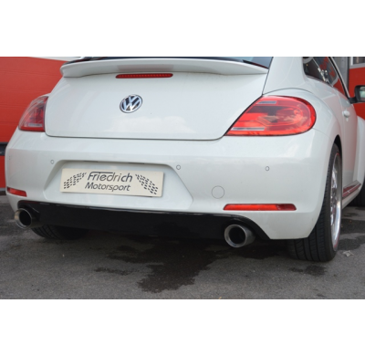 Escape Trasero Con Salida De Escape Izquierdo Y Derecho Friedrich Vw Beetle 5c  Año: 06/2011-102014  1.4l Tsi 118kw Eje Trasero