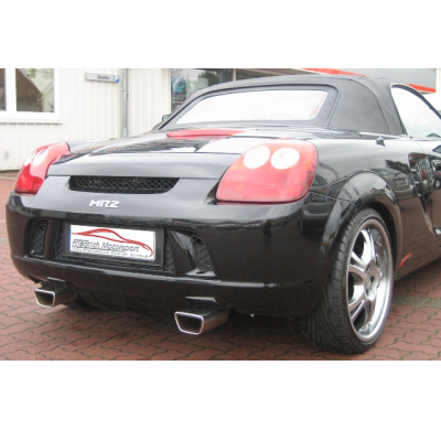 Escape Trasero Con Salida De Escape Izquierdo Y Derecho Friedrich Toyota Mr2 W3  Desde Año: 2000  1.8l 16v 103kw