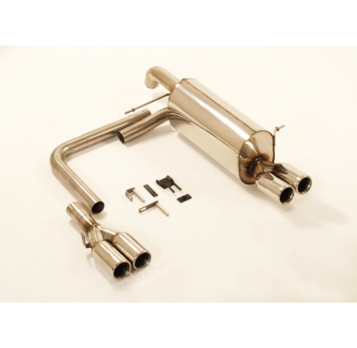 Escape Trasero Con Salida De Escape Izquierdo Y Derecho Friedrich Mazda 2 De/De1  Desde Año: 10/2007  1.3l 55/63kw / 1.4l Mzr-Cd