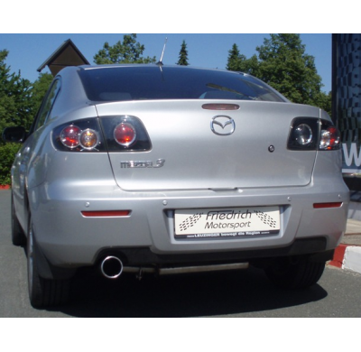Escape Trasero Friedrich Mazda 3 (Bk) Sedan  Año: 2003-2009  1.4l Mzr 62kw / 1.6l Mzr 77kw / 1.6l Mz-Cd 80/81kw / 2.0l Mzr 110kw