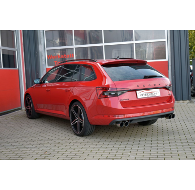 Escape Trasero De 76 Mm Con Salida De Escape Izquierdo Y Derecho Friedrich Skoda Superb 3v (3t)  Desde Año: 11/2018 Sedan & Comb