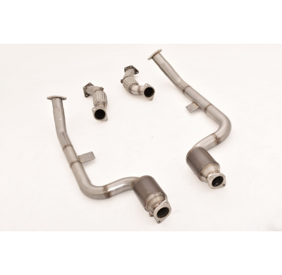 Downpipe De 2x70 Mm Con Catalizador Hjs De 200 Celdas Friedrich Kia Stinger  Año: 10/2017-08/2018 2wd Und Awd  3.3l T-Gdi 272kw