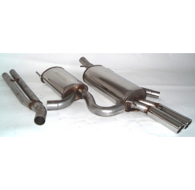 Sistema De Catback De 63,5 Mm Friedrich Audi A6 4b 2wd  Año: 2001-2004 (Con Corte En El Faldon Trasero) Sedan & Avant  2.4l V6 1