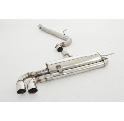 Sistema De Catback De 76 Mm Friedrich Audi Tt 8j Quattro  Año: 04/2008-03/2014 Coupe & Roadster  2.0l Tdi 125kw