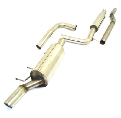 Sistema De Catback De 63,5 Mm Friedrich Audi A1 & Sportback  Desde Año: 10/2010  1.2l Tfsi 63kw / 1.6l Tdi 66/77kw