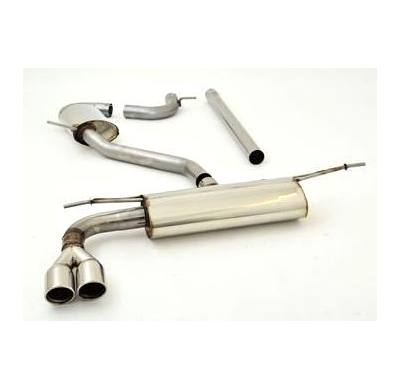 Sistema De Catback De 63,5 Mm Friedrich Audi A3 8v 3-Puertas 2wd  Desde Año: 08/2012  2.0l Tdi 110/135kw